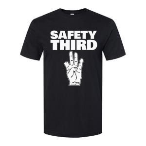 Safety Third Funny Missing Finger Safety Third Softstyle CVC T-Shirt