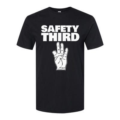 Safety Third Funny Missing Finger Safety Third Softstyle® CVC T-Shirt