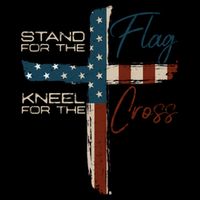 Stand The Flag And Cross Faith American Christian Great Gift Impact Tech Backpack
