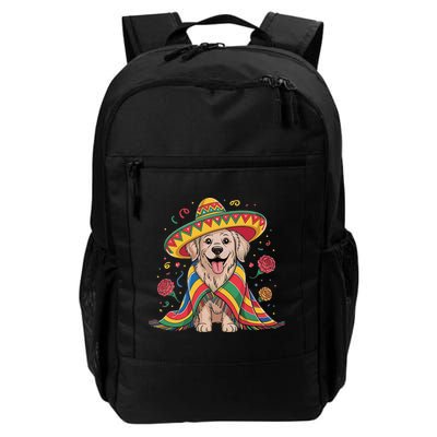 Sombrero Tacos Fiesta Pup Dog Lover Cinco De Mayo Funny Backpack