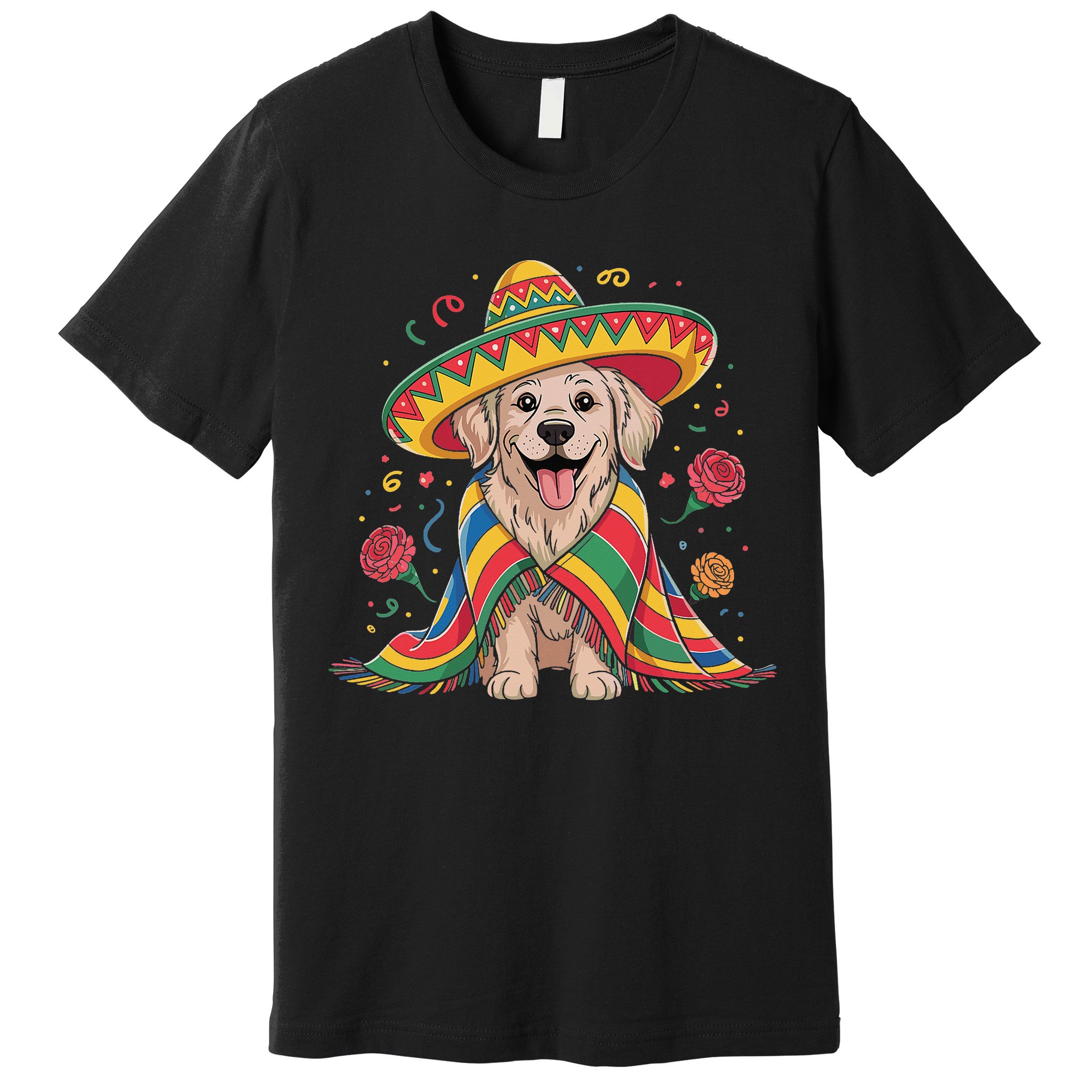 Sombrero Tacos Fiesta Pup Dog Lover Cinco De Mayo Funny Premium T-Shirt