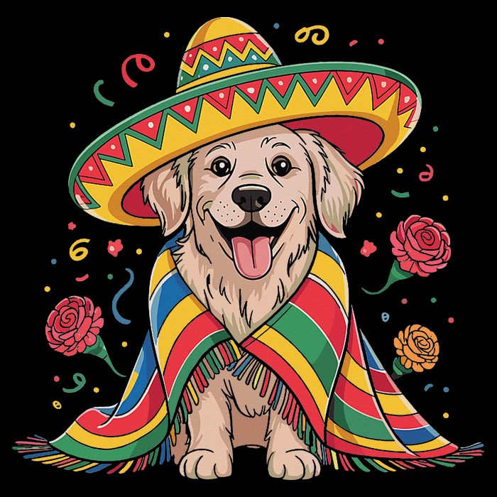 Sombrero Tacos Fiesta Pup Dog Lover Cinco De Mayo Funny Visor
