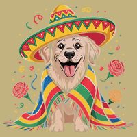 Sombrero Tacos Fiesta Pup Dog Lover Cinco De Mayo Funny Hoodie