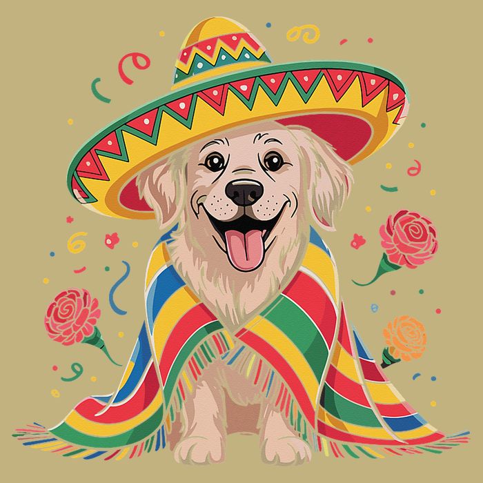 Sombrero Tacos Fiesta Pup Dog Lover Cinco De Mayo Funny Hoodie