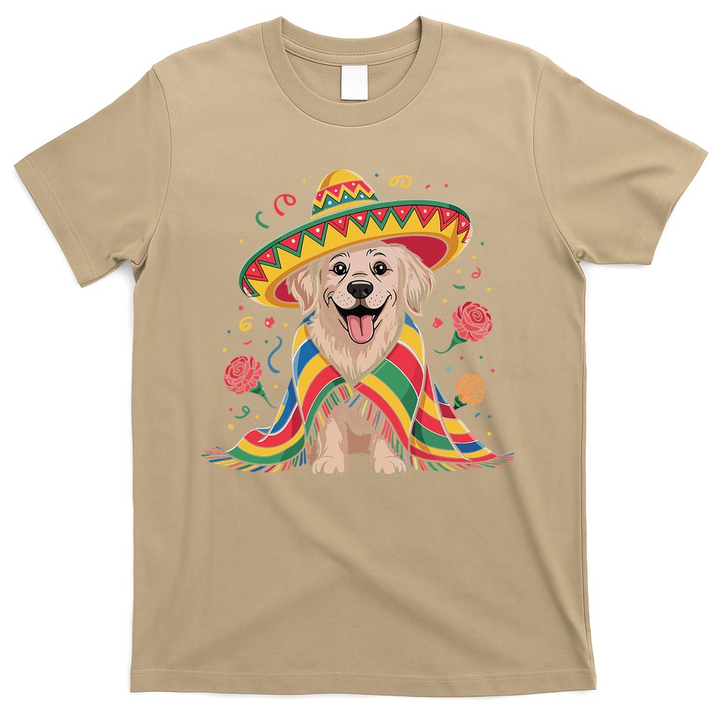 Sombrero Tacos Fiesta Pup Dog Lover Cinco De Mayo Funny T-Shirt