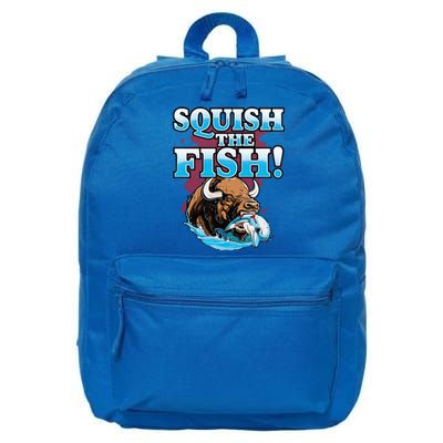 SQUISH THE FISH bison eating dolphin food chain fantasy 16 in Basic Backpack