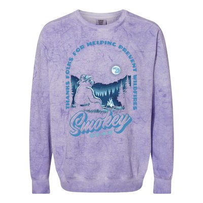 Stargazing Thanks For Helping Prevent Wildfires Colorblast Crewneck Sweatshirt