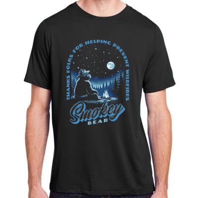 Stargazing Thanks For Helping Prevent Wildfires Adult ChromaSoft Performance T-Shirt