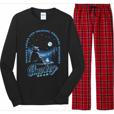 Stargazing Thanks For Helping Prevent Wildfires Long Sleeve Pajama Set