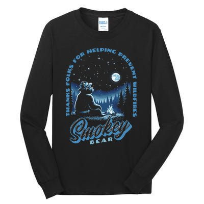 Stargazing Thanks For Helping Prevent Wildfires Tall Long Sleeve T-Shirt