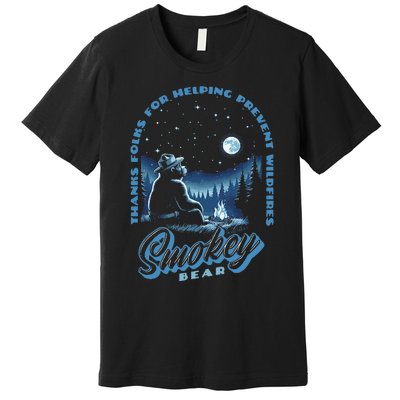 Stargazing Thanks For Helping Prevent Wildfires Premium T-Shirt