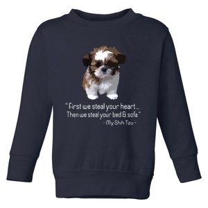 Shih Tzu Funny Toddler Sweatshirt