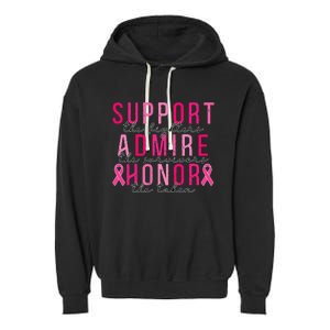 Support The Fighters Admire The Survivors Honor The Taken Garment-Dyed Fleece Hoodie