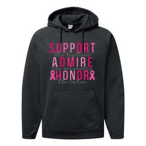 Support The Fighters Admire The Survivors Honor The Taken Performance Fleece Hoodie