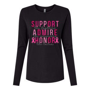 Support The Fighters Admire The Survivors Honor The Taken Womens Cotton Relaxed Long Sleeve T-Shirt