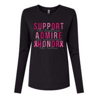 Support The Fighters Admire The Survivors Honor The Taken Womens Cotton Relaxed Long Sleeve T-Shirt