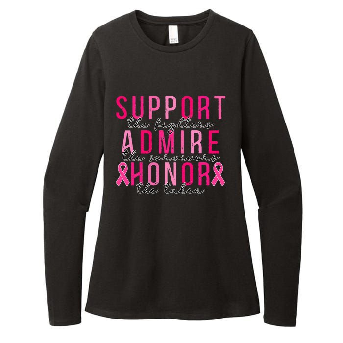 Support The Fighters Admire The Survivors Honor The Taken Womens CVC Long Sleeve Shirt