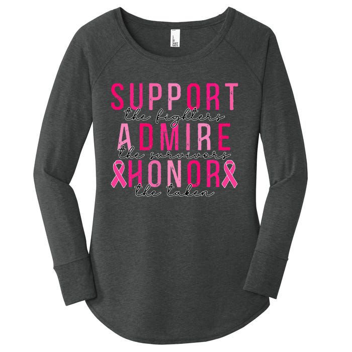 Support The Fighters Admire The Survivors Honor The Taken Women's Perfect Tri Tunic Long Sleeve Shirt