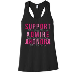 Support The Fighters Admire The Survivors Honor The Taken Women's Racerback Tank