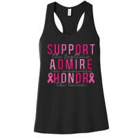 Support The Fighters Admire The Survivors Honor The Taken Women's Racerback Tank