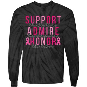 Support The Fighters Admire The Survivors Honor The Taken Tie-Dye Long Sleeve Shirt