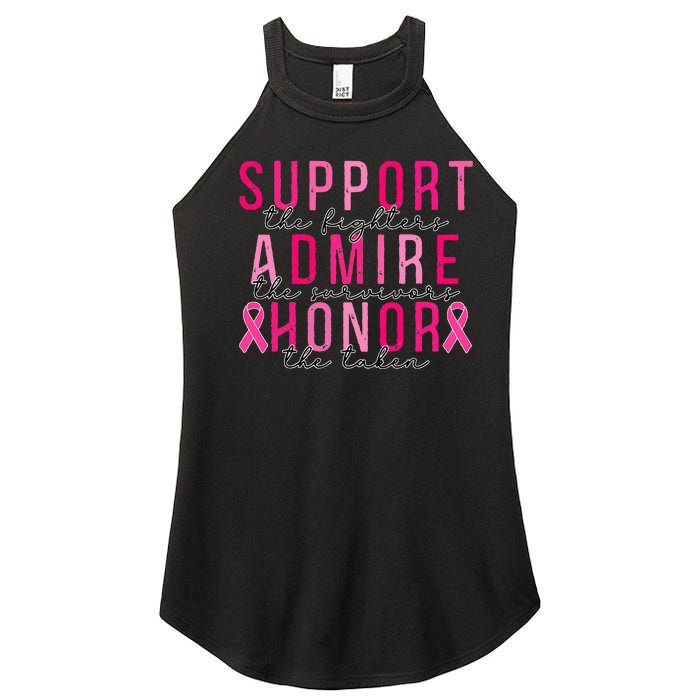 Support The Fighters Admire The Survivors Honor The Taken Women's Perfect Tri Rocker Tank