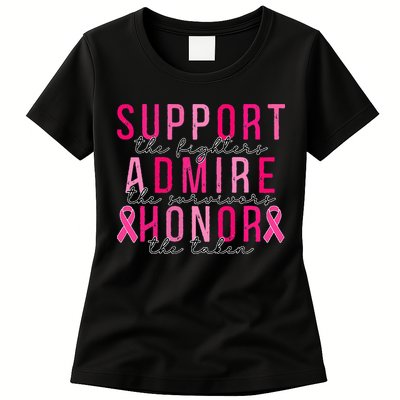Support The Fighters Admire The Survivors Honor The Taken Womens T-Shirt