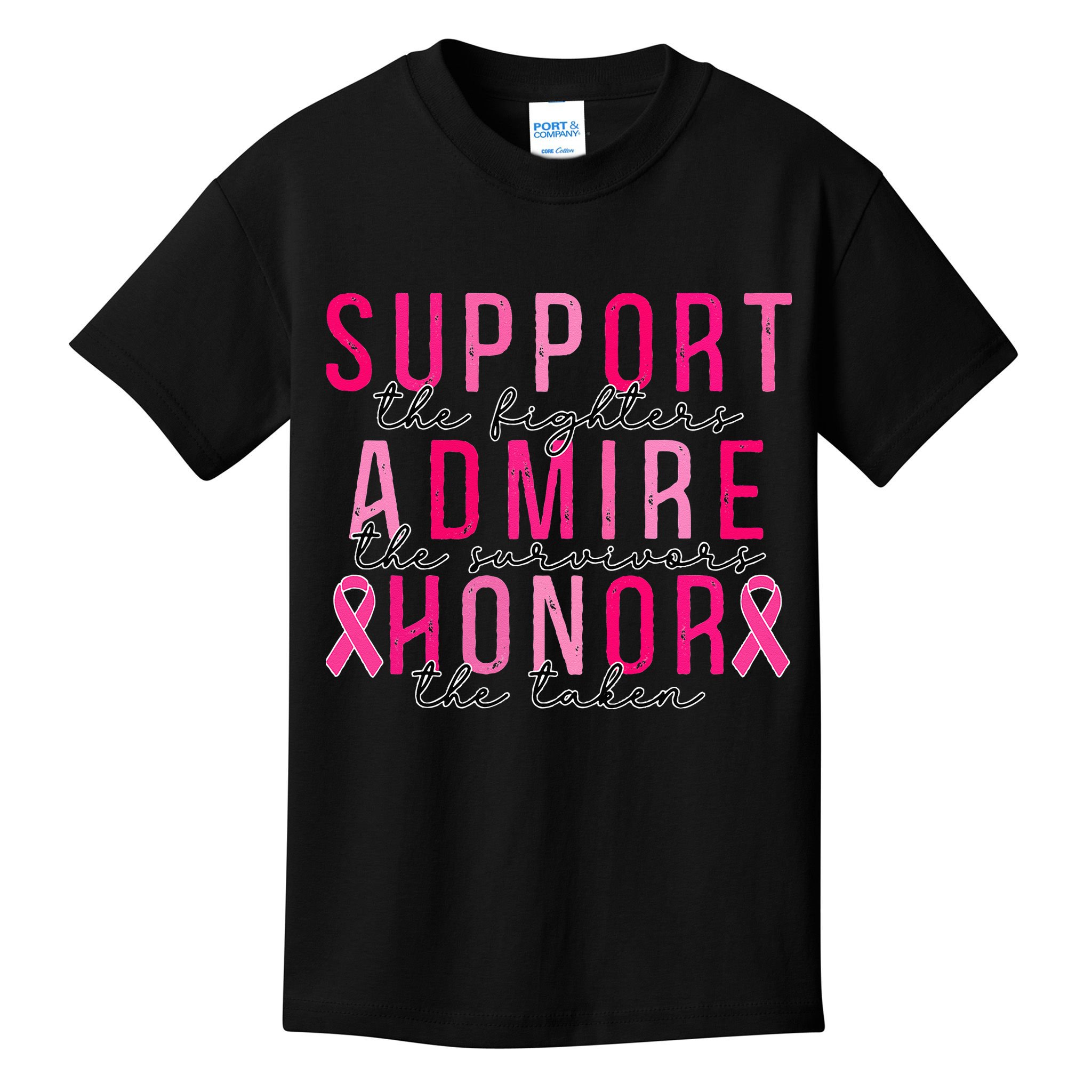 Support The Fighters Admire The Survivors Honor The Taken Kids T-Shirt