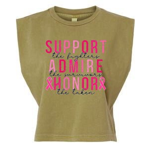 Support The Fighters Admire The Survivors Honor The Taken Garment-Dyed Women's Muscle Tee