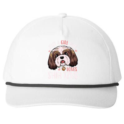 Shih Tzu Funny Snapback Five-Panel Rope Hat