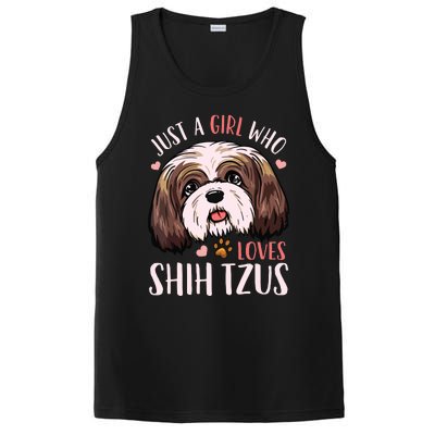 Shih Tzu Funny PosiCharge Competitor Tank