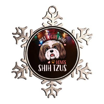 Shih Tzu Funny Metallic Star Ornament