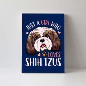 Shih Tzu Funny Canvas