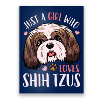 Shih Tzu Funny Poster