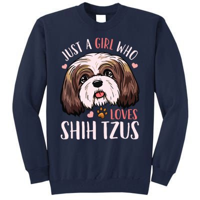 Shih Tzu Funny Tall Sweatshirt