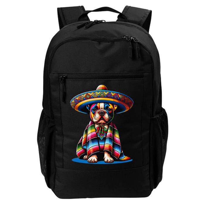 Sombrero Tacos Fiesta French Bulldog Lover Cinco De Mayo Backpack