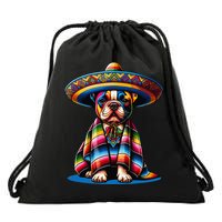 Sombrero Tacos Fiesta French Bulldog Lover Cinco De Mayo Drawstring Bag