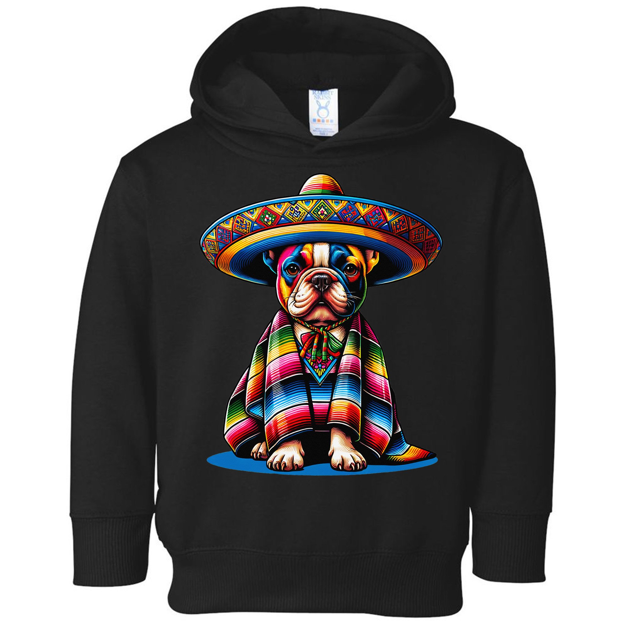 Sombrero Tacos Fiesta French Bulldog Lover Cinco De Mayo Toddler Hoodie