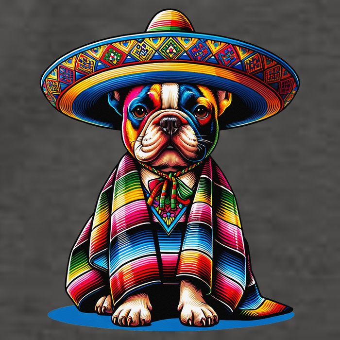 Sombrero Tacos Fiesta French Bulldog Lover Cinco De Mayo Vector Backpack