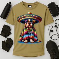 Sombrero Tacos Fiesta French Bulldog Lover Cinco De Mayo Cooling Performance Crew T-Shirt