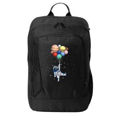 Space Themed For Women Outer Space Moon Galaxy Astronaut City Backpack