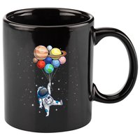 Space Themed For Women Outer Space Moon Galaxy Astronaut 11oz C Handle Ceramic Mug
