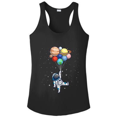 Space Themed For Women Outer Space Moon Galaxy Astronaut Ladies PosiCharge Competitor Racerback Tank