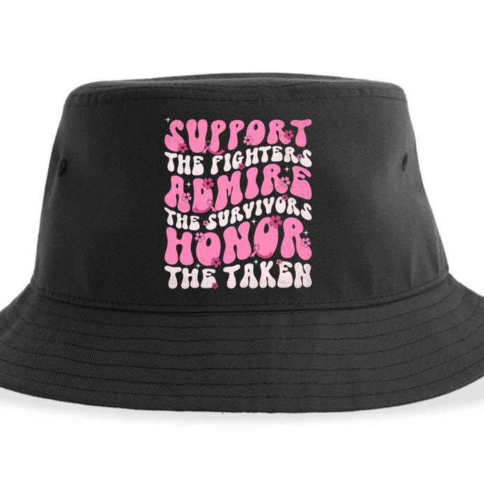 Support The Fighters Admire The Survivors Honor The Taken Sustainable Bucket Hat