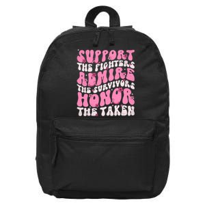 Support The Fighters Admire The Survivors Honor The Taken 16 in Basic Backpack