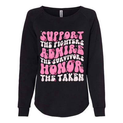 Support The Fighters Admire The Survivors Honor The Taken Womens California Wash Sweatshirt