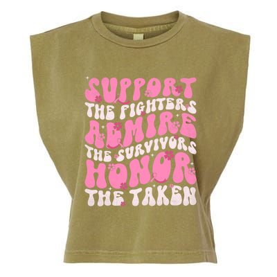 Support The Fighters Admire The Survivors Honor The Taken Garment-Dyed Women's Muscle Tee