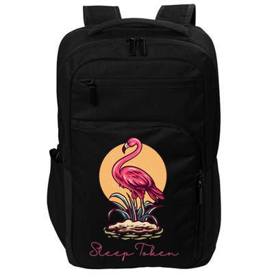 Sleep Token Flamingo Vibes  Take Me Back To Eden Impact Tech Backpack
