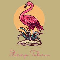 Sleep Token Flamingo Vibes  Take Me Back To Eden Magnet