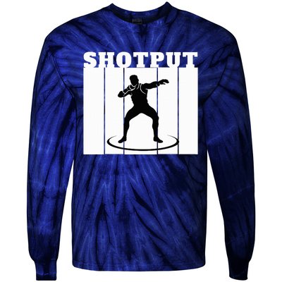 Shotput Thrower - For Track and Field Throwers  Tie-Dye Long Sleeve Shirt